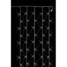 Snowfall Curtain Christmas String Lights - White Wire -  6.6 ft.