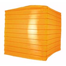 Orange 10" Square Nylon Lantern