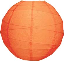 Mango 14" Round Rice Paper Lantern L14MA