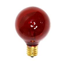 Red G50 Intermediate Base Party light Bulb