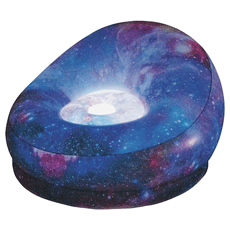 AirCandy Illuminated LED Color Changing Inflatable Galaxy City Style Chair w/ Remote 830425