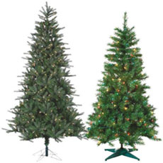 Pre-Lit Christmas Trees