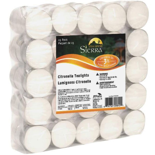 Sierra Tealight Citronella Candle Pack