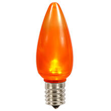C9 Orange Ceramic LED Bulbs - (25 Pack)