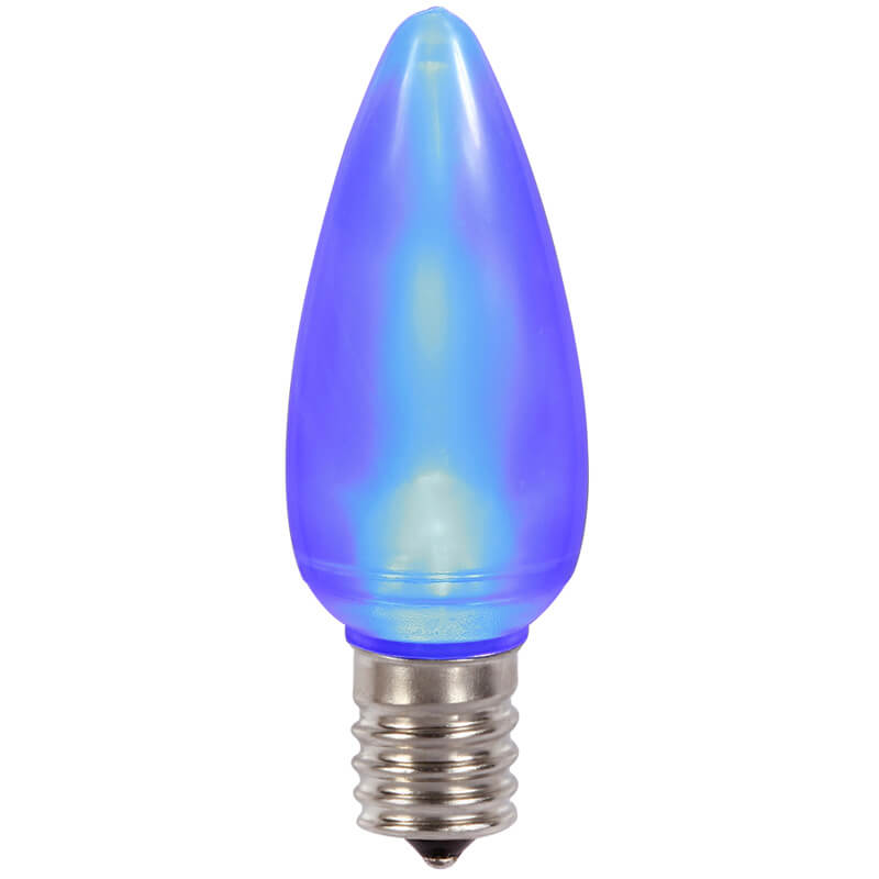 C9 Blue Ceramic LED Bulbs - (25 Pack)