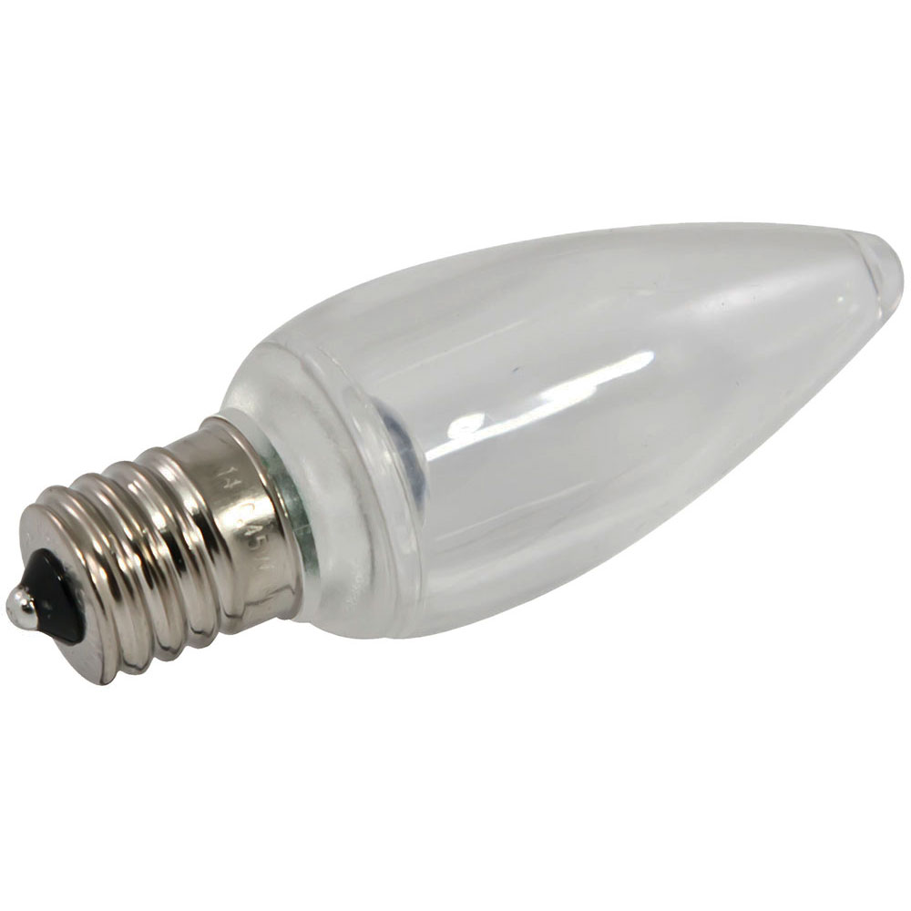 Pure White LED C9 Linear Light Strand Bulbs