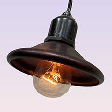 Antique Shade for Suspended Commercial Light Strand Copy SF-1102903