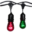 HollyBerry Festive String Light Kit - 48 ft Suspended Red & Green Light String