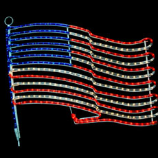 Patriotic Rope Lights