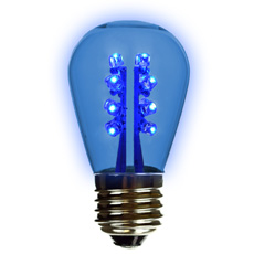S14 Medium Base LED Colored Light Bulbs