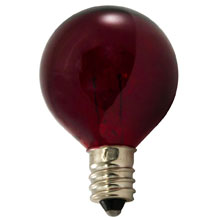 10 Watt Red Candelabra Base Light Bulb