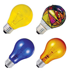 A19 Colored Light Bulbs