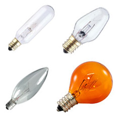 C7 Incandescent Light Bulbs