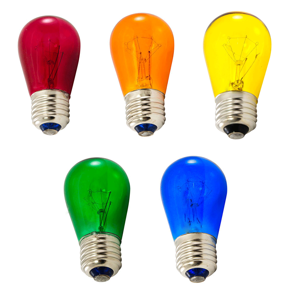 colored light bulbs