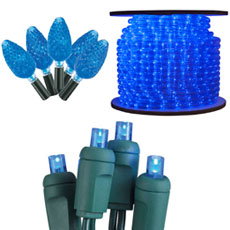 Blue Light Strands