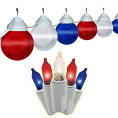 Red, White & Blue Patriotic Lights