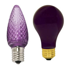 Purple Light Bulbs