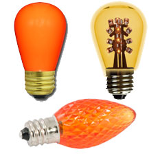 Yellow/Orange Light Bulbs