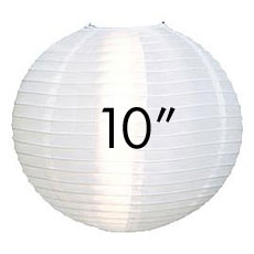Round Nylon Lanterns - 10"