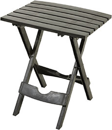 Quik-Fold Folding Patio Table-Black 897043