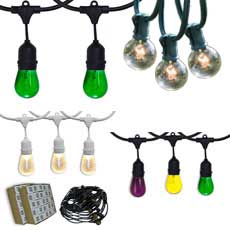 Cord & Bulb Commercial Light Strand Kits