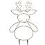 Micro LED Garden Reindeer Light - Black Frame - Warm White/Sun Warm White