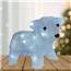 LED Acrylic Polar Bear Figure Cool White KM491032-PB
