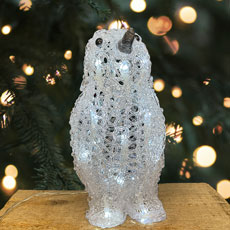 LED Acrylic Penguin - Cool White KM491031-PG