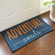 Adventure Awaits Welcome Door Mat - 2' x 3' (Navy) GM-19001059