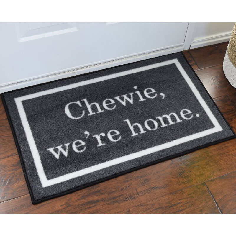 Chewie We Re Home Star Wars Novelty Door Mat