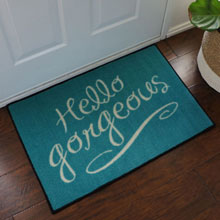 Tiffany Hello Gorgeous Welcome Door Mat