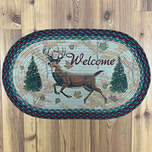 Welcome DEER Braided Rug - 26" x17"                          EG2521