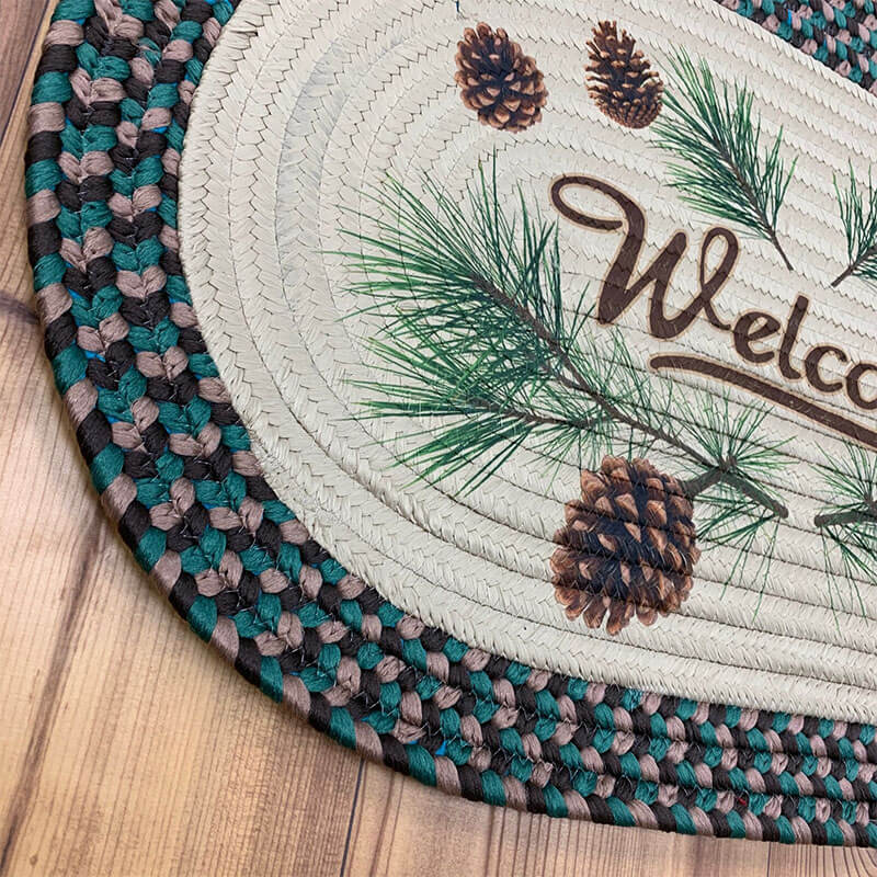The Pine Cone Braided Rug
