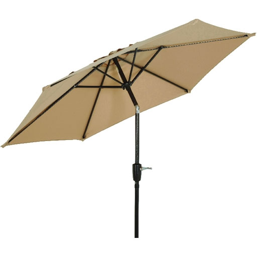 7 5 Tan Canopy Aluminum Patio Umbrella 7 5 Tan Canopy Tilt Patio Umbrella
