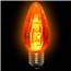 LED F15 Plastic Flame Bulb - Amber/E26 Base                  LI-LEDF15-AM