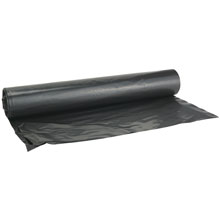 Black Polyethylene Plastic Sheeting Tarp - 8' x 100' - 4 Mil. - Black