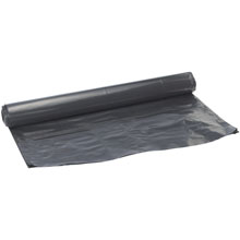 Black Polyethylene Plastic Sheeting Tarp - 12' x 50' - 4 Mil.