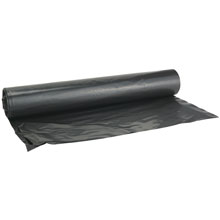 Black Polyethylene Plastic Sheeting Tarp - 12' x 100' - 4 Mil.