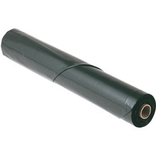 Black Polyethylene Plastic Sheeting Tarp - 16' x 100' - 6 Mil.