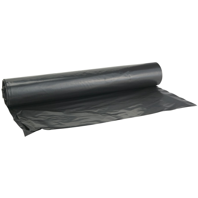 Rocky Mountain Goods 4 Mil Black Plastic Sheeting - 6x100 Ft Heavy Duty Weed Barrier