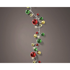 Lumineo Deco String Lights 20-Warm White LEDs Transparent Wire 74.8 L in. KM488946