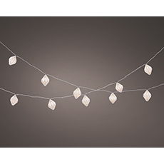 7.4 ft. LED Paper Lantern String Lights - Battery Operated - 10 Lights KM489435