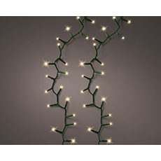 Lumineo Compact Tree Lights 500-Soft Gold LEDs Green Wire 36 ft. KM781649