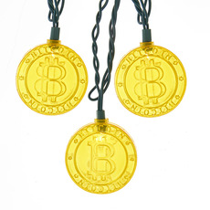 Holiday Bitcoin Lights - 10 Lights UL4357