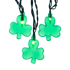 Shamrock Clover Party String Lights - 10 Lights Copy UL4344