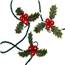 Holly Berry Cluster String Lights - 36 Lights UL4352