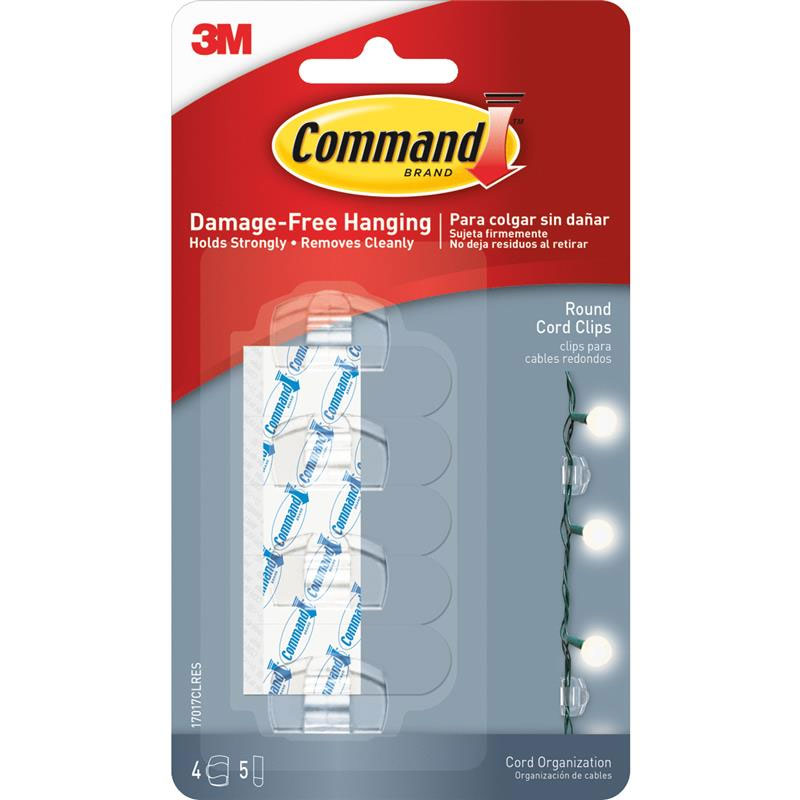 Command Wire Organizer Cord Clip With Adhesive 649848