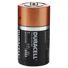 4 Pack C Duracell Batteries 