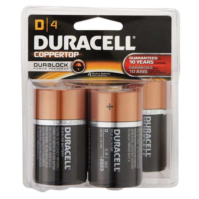 Pile LR20 MN1300 Type D 1.5 V Duracell Plus Power Pack de 2 Piles