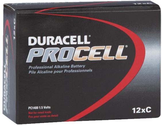 Duracell PROCELL Alkaline Batteries - Size C
